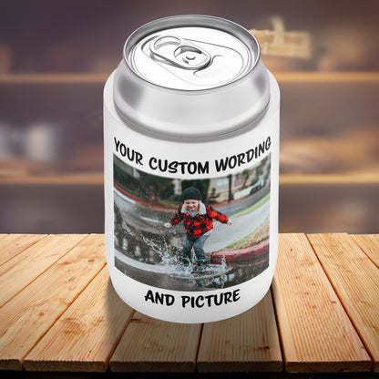 You Design Custom Can Cooler